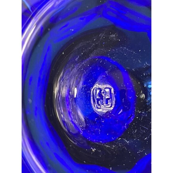 Anchor Hocking Cobalt Blue Glass Tall Parfait/Ice Cream Sundae/Milkshake - Picture 8 of 10